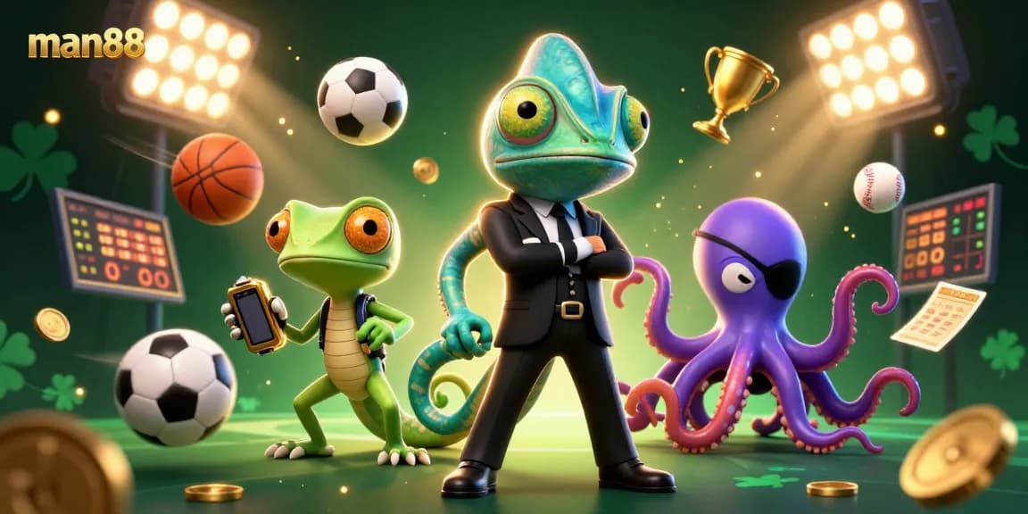 Win big at man88 with action-packed sports gaming featuring vibrant characters and exciting elements.