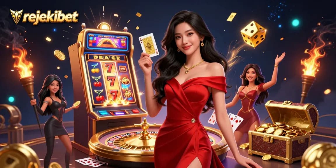 Experience thrilling gameplay with rejekibet's unique golden roulette wheel and vibrant casino atmosphere.