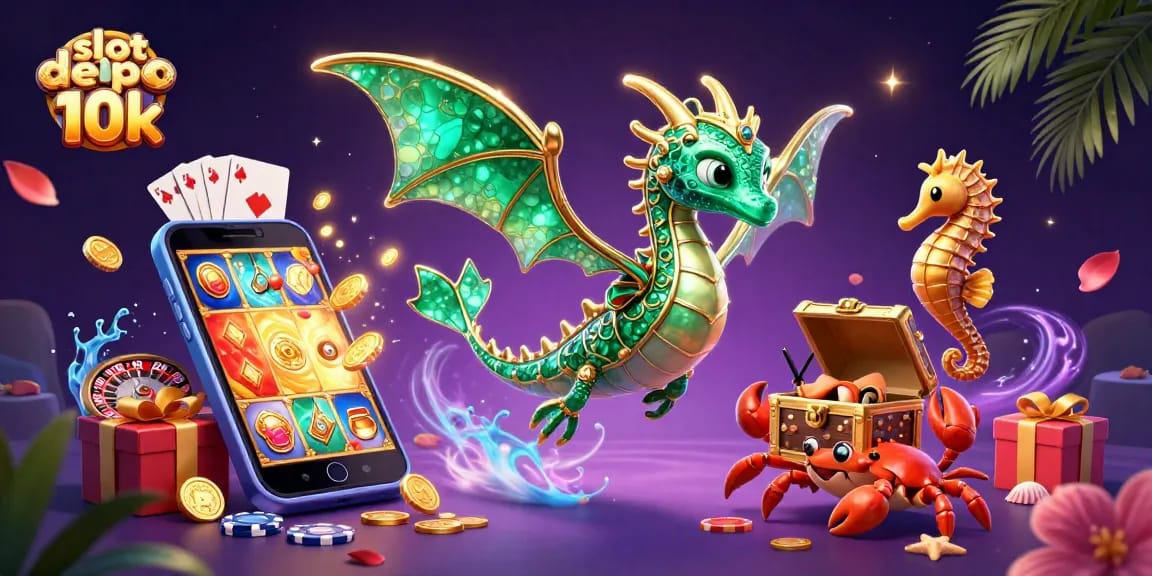 Menang besar dengan slot depo 10k saat bermain game slot yang menarik dan penuh warna.