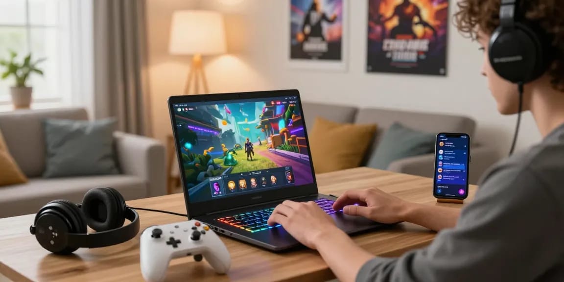 Pengguna nyaman bermain di platform game online https://pasti-rank1-3qn.pages.dev/ dengan akses mudah, dalam suasana santai di ruang tamu.