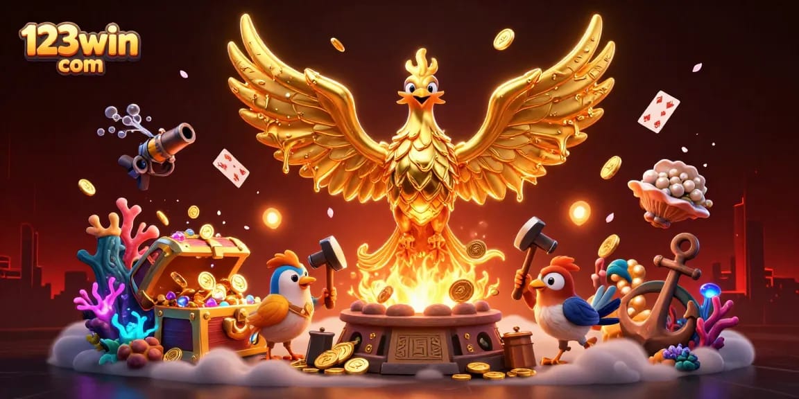 Experience thrilling gameplay at 123win com with stunning golden phoenix and explosive treasures