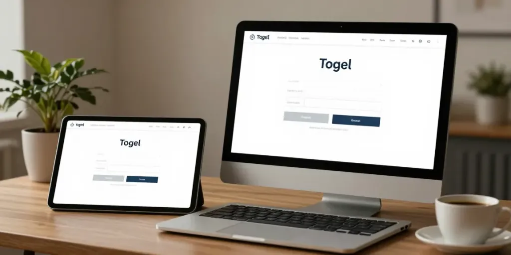 Halaman login togel online yang ramah pengguna dengan antarmuka bersih.