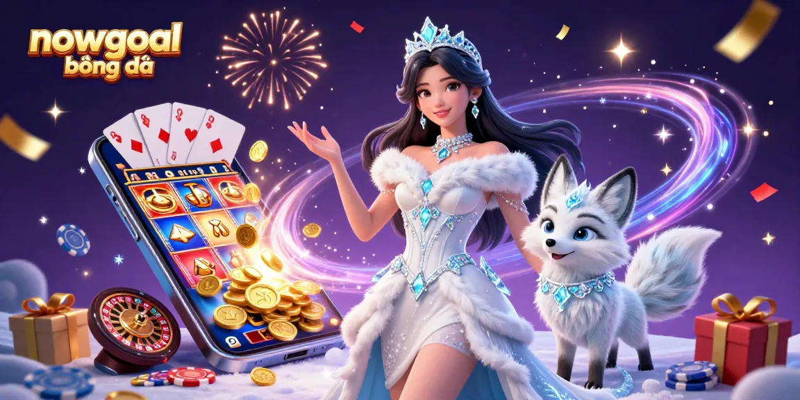 Experience live betting action with nowgoal bóng đá in an engaging 3D casino scene, featuring vibrant game elements.