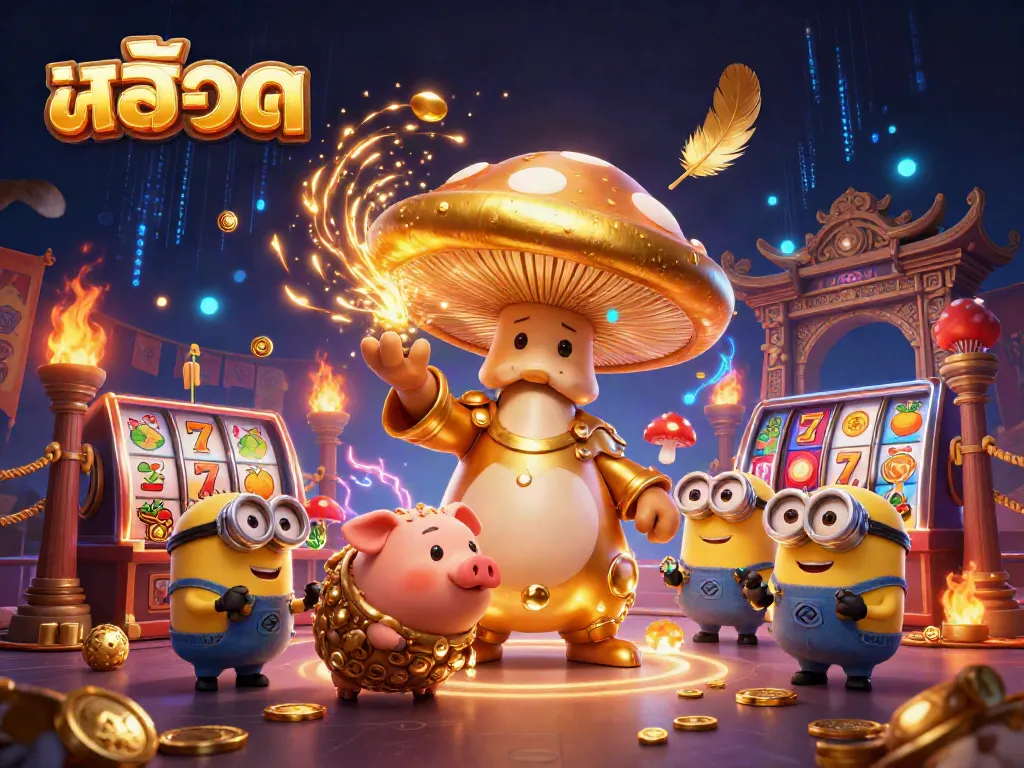 การเล่นสล็อตในคาสิโนออนไลน์พร้อมตัวละครเวทมนตร์และบรรยากาศที่สดใส