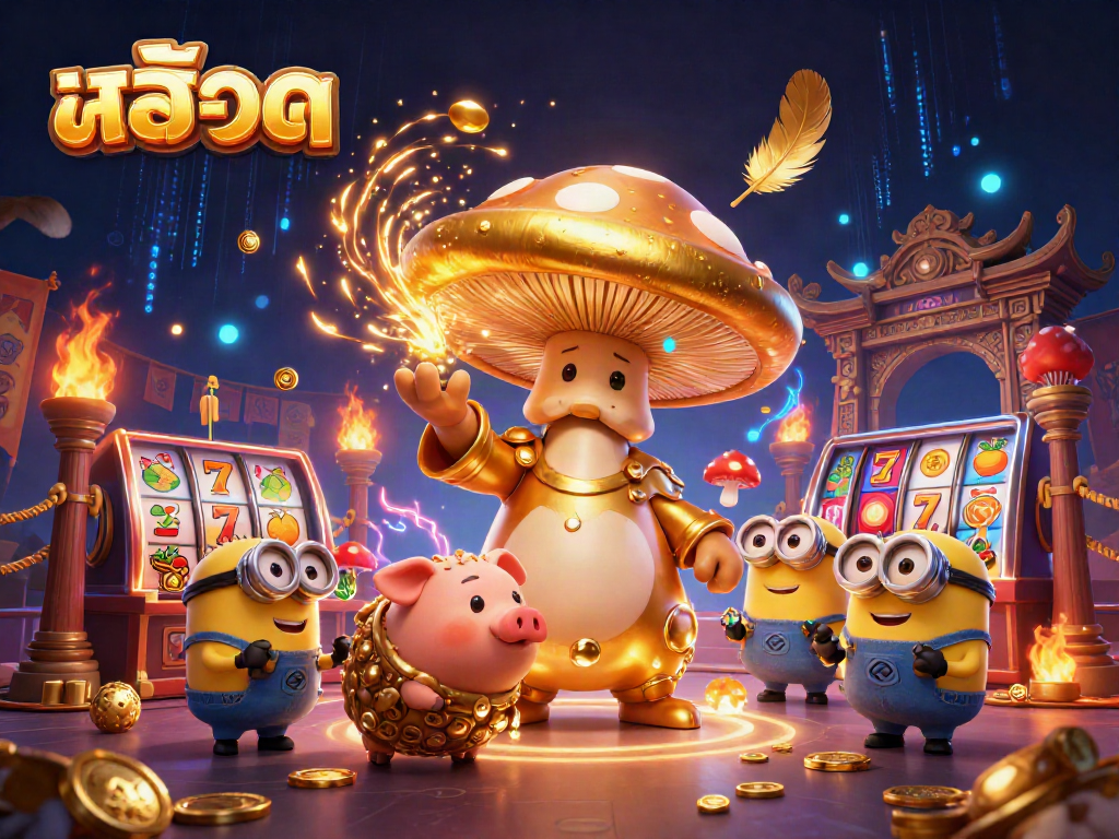 การเล่นสล็อตในคาสิโนออนไลน์พร้อมตัวละครเวทมนตร์และบรรยากาศที่สดใส