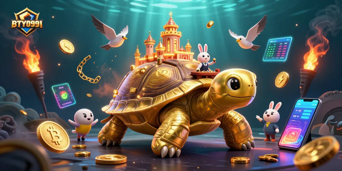 Experience the thrill of BTY0991's immersive casino world with animated characters and dynamic elements.