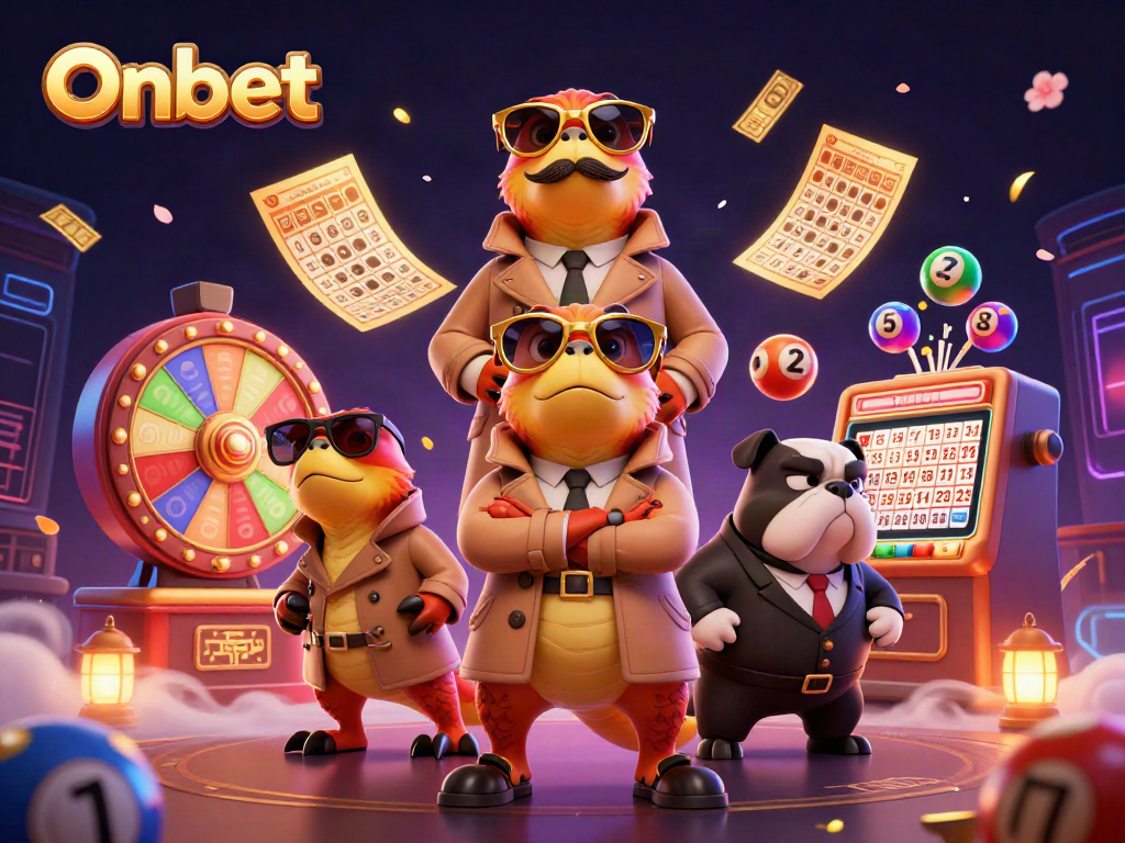 Experience the fun of winning at Onbet casino with colorful visuals and dynamic gaming elements.
