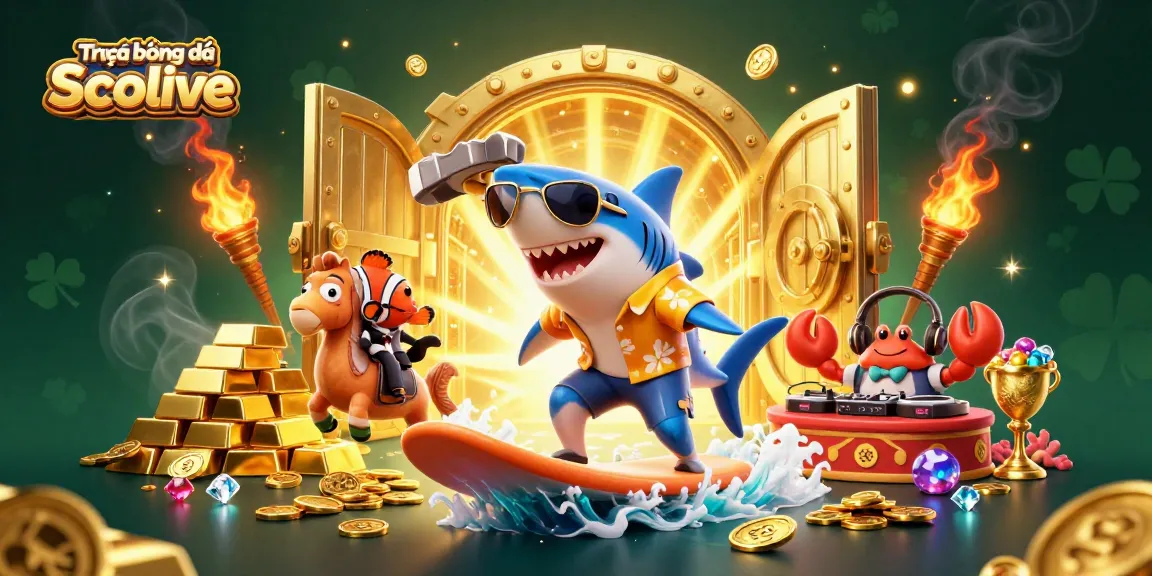 Experience Trực tiếp bóng đá Socolive with vibrant characters and rich casino elements illustrating the excitement of live betting.