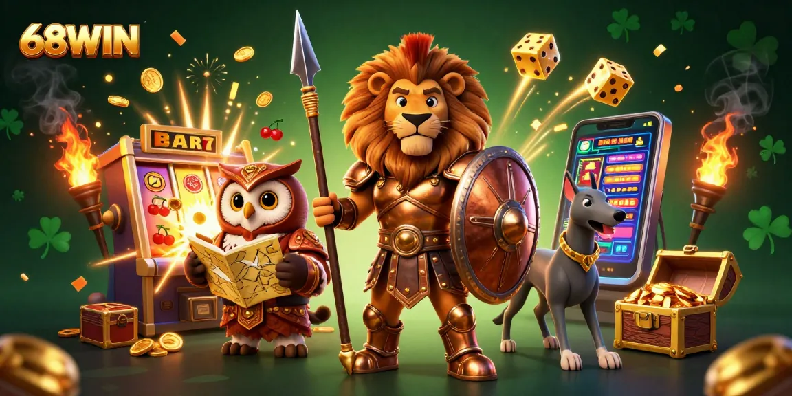 Experience thrilling jackpots and vibrant games at 68WIN in this dynamic casino scene.