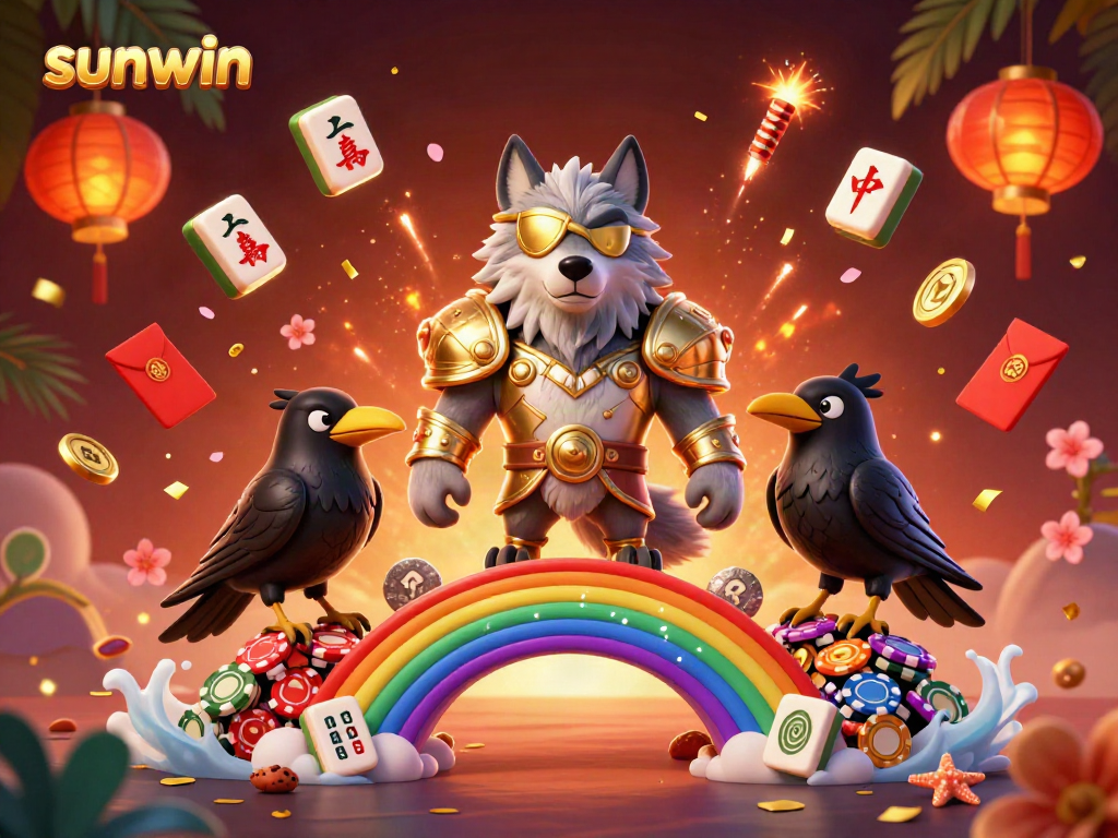 Experience thrilling gaming moments with sunwin, featuring dynamic Norse characters among casino elements.