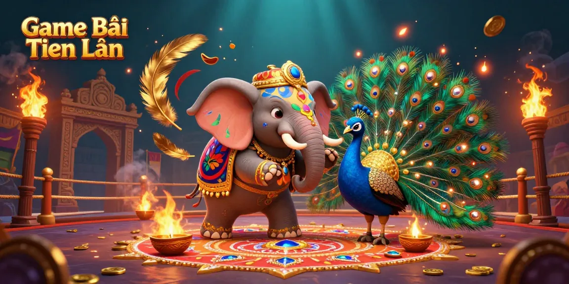 Engage in immersive gaming with Game Bài Tiến Lên, showcasing vibrant characters and dynamic elements.