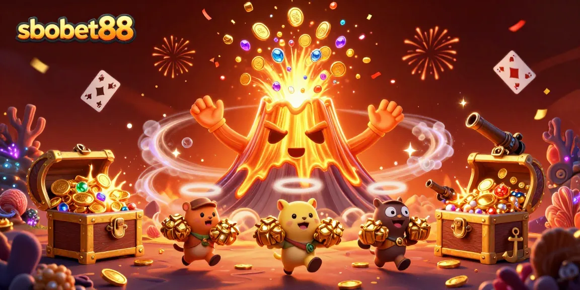 sbobet88 elevates the gaming experience with dynamic visual treasures and vibrant casino elements.