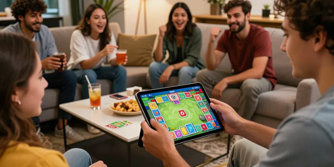 Play now and experience thrilling Card Rummy in a vibrant gaming scene with friends.
