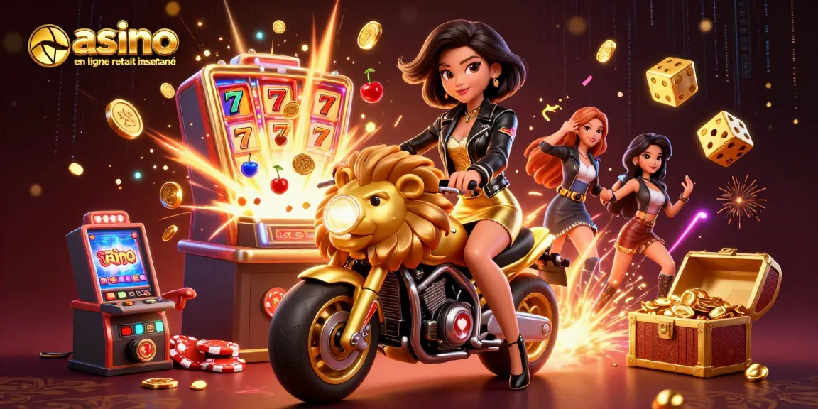 Vivez une action palpitante au casino en ligne retrait instantané avec des visuels dynamiques et des éléments de jeu vibrants.