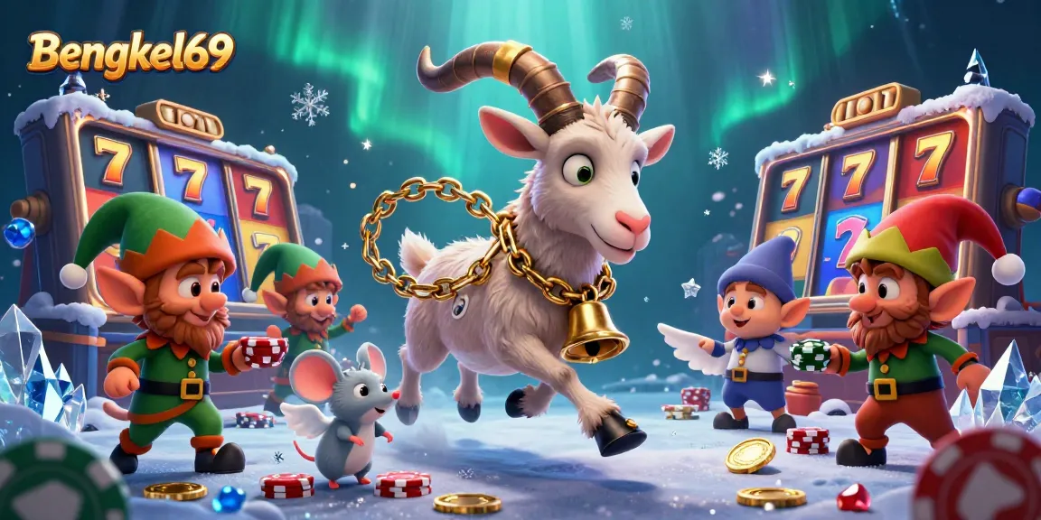 Bengkel69 captures the excitement of a holiday-horror casino with Krampus, an angel mouse, and mischievous gremlins.