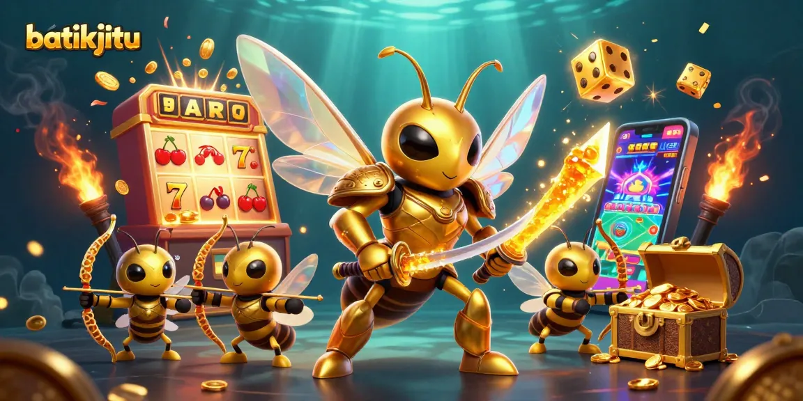Batikjitu memimpin pertarungan jackpot dengan slot efektif dalam suasana kasino digital yang menggembirakan.