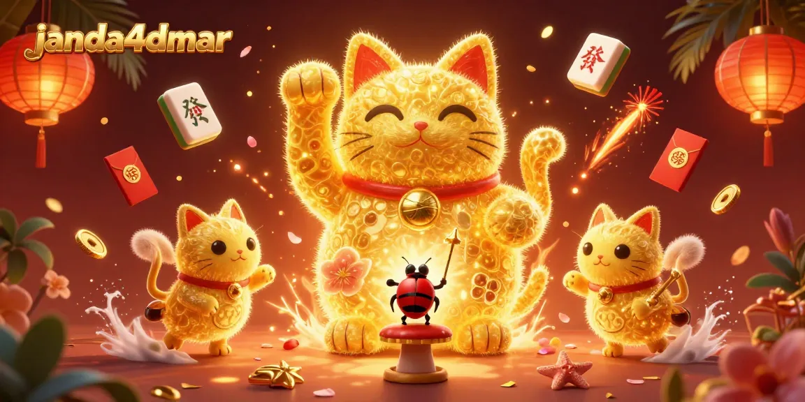 Menangkan peluang di janda4dmar dengan kucing keberuntungan dan simbol kasino yang menakjubkan