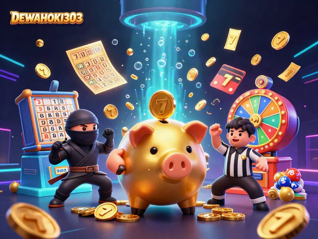 Slot online variatif di DEWAHOKI303 menampilkan karakter unik dalam suasana menarik.