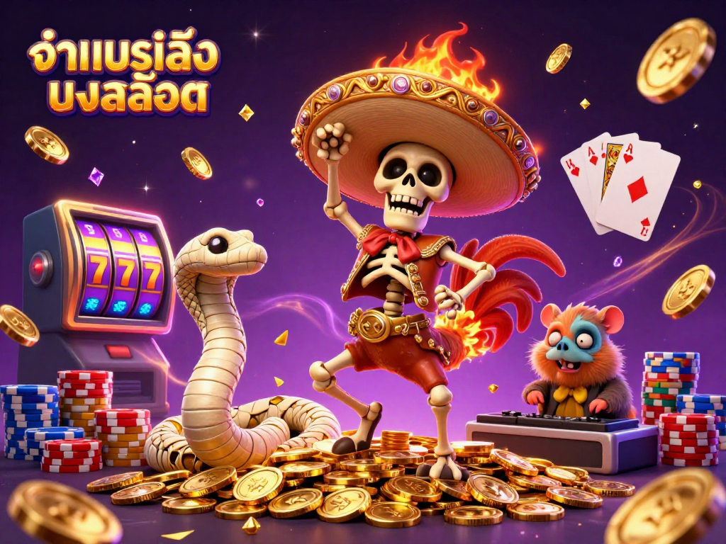 Experience ทดลองเล่นสล็อต with dynamic casino characters and exciting gaming elements.