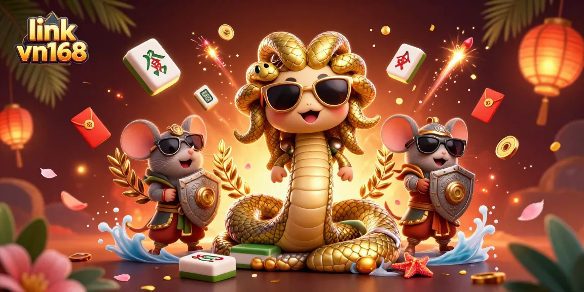 Experience winning strategies at link vn168 with a vibrant 3D casino scene full of games and excitement.