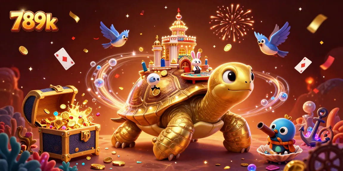 Experience winning at the 789k casino with vibrant 3D cartoon characters and immersive elements.