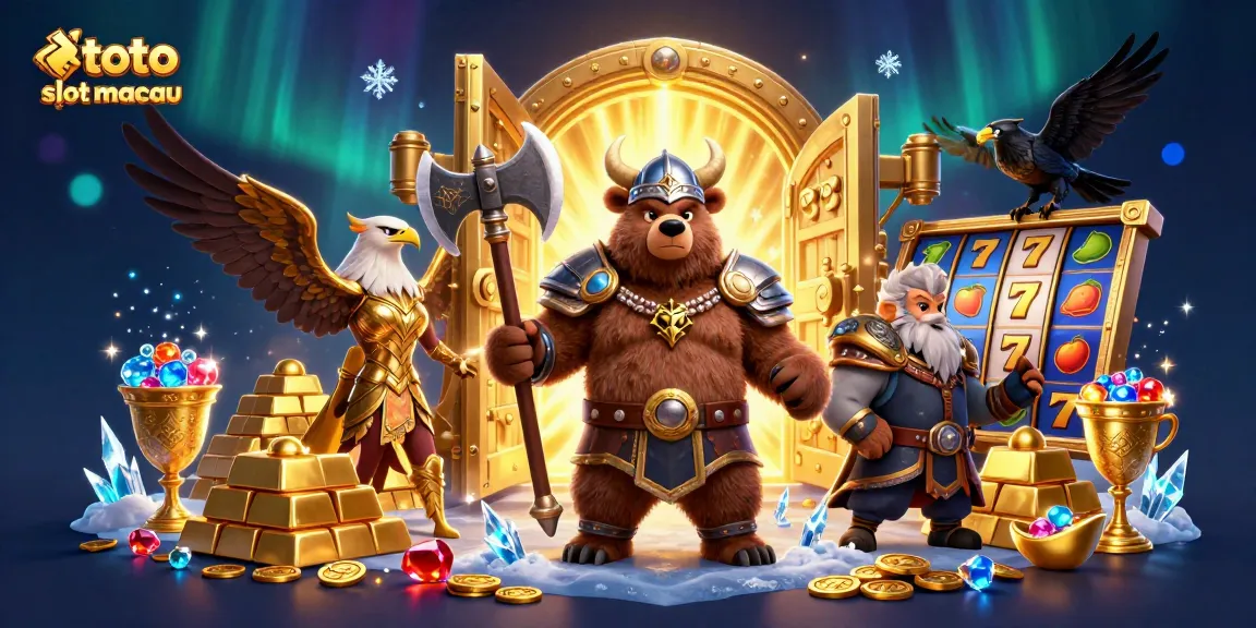 Spin the reels at toto slot macau with vibrant graphics showcasing winning opportunities and treasures.