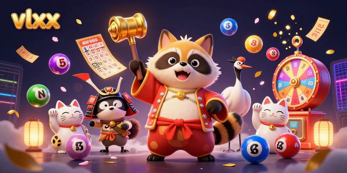 Engage with vlxx's exciting lottery scene featuring vibrant characters celebrating fortunes and victories.