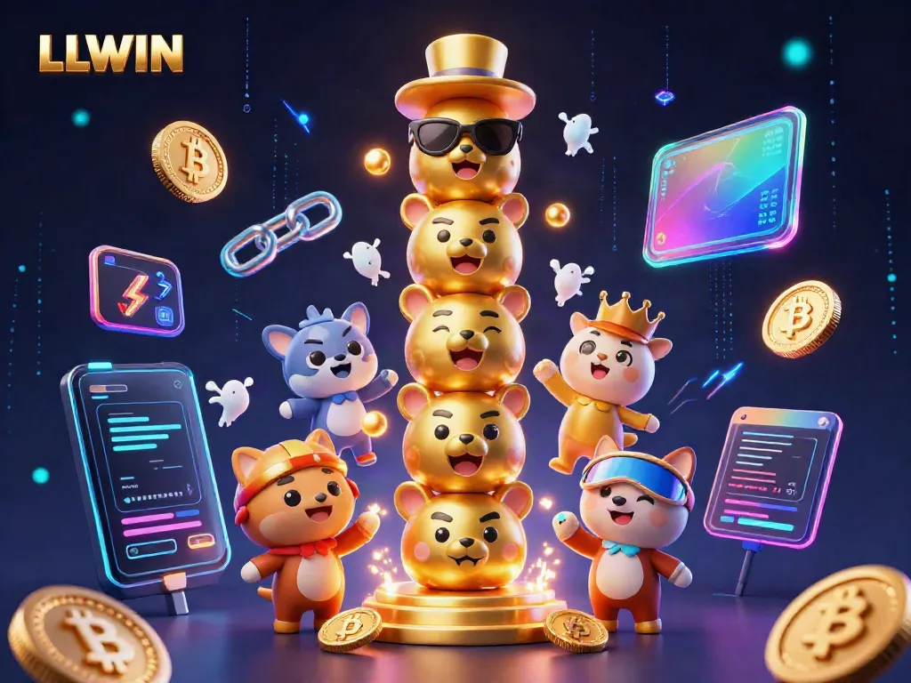 Experience thrilling gaming action with LLWIN as vibrant characters illuminate the casino atmosphere.