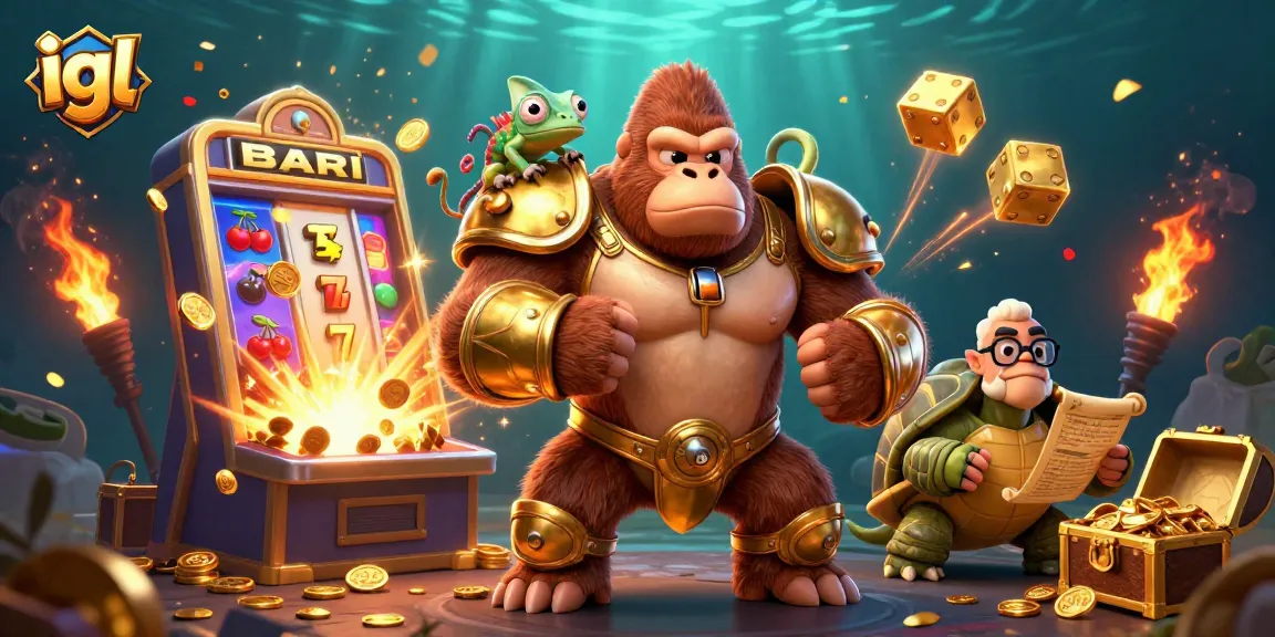 Engage with the excitement of igl's gaming universe through colorful characters and dynamic casino elements.