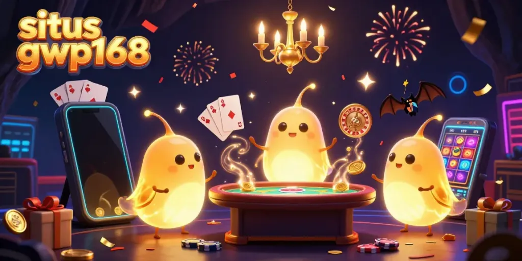Maluku casino yang menerangi dengan karakter glowworms dan dealer kelelawar di situs gwp168.