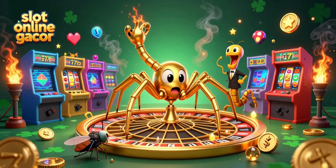 Menangkan "slot online gacor" dengan mesin slot yang menarik dan simbol keberuntungan berkilau.