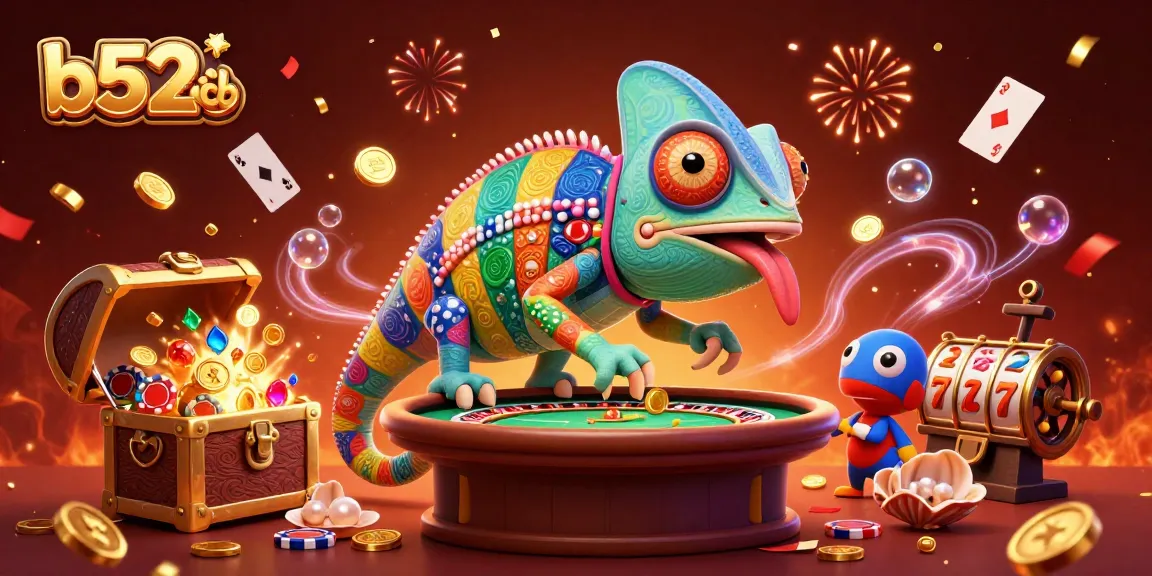 Experience thrilling gameplay with b52club in a vibrant casino setup filled with action.