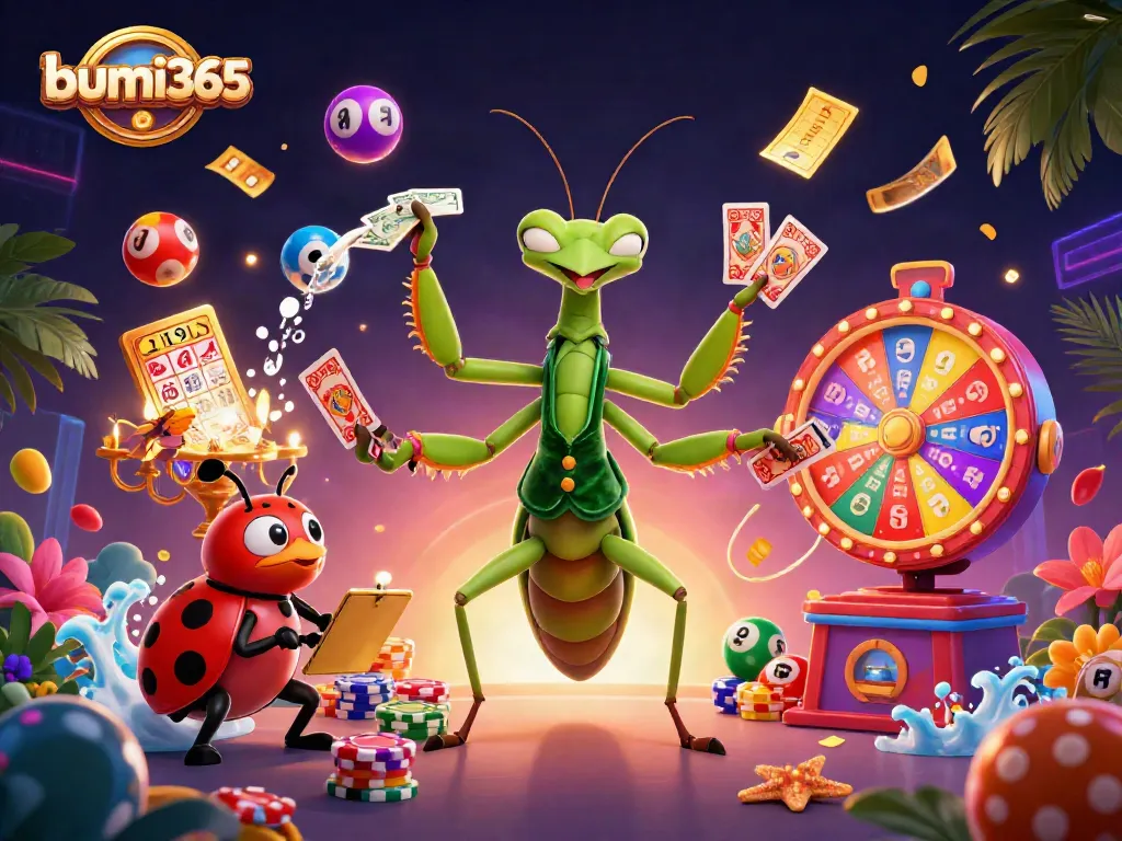 Menangkan permainan menarik di bumi365 dengan slot dan bingo yang penuh warna.