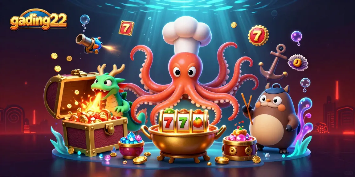 Experience thrilling gameplay at gading22 with vibrant slot elements and underwater treasures.