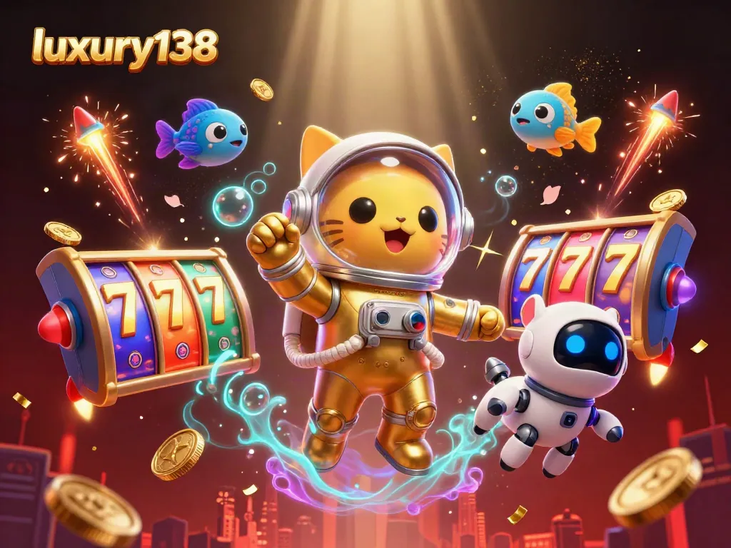 luxury138 menawarkan pengalaman bermain slot yang seru dengan karakter unik dalam dekorasi mewah.
