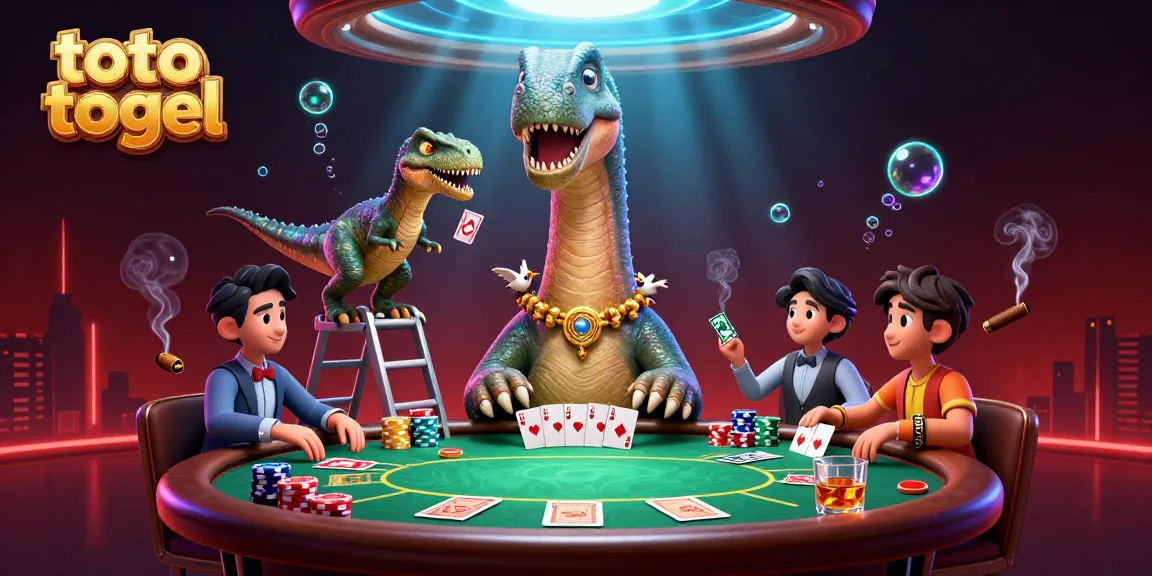 Engage in thrilling toto togel action amid a fantastical scene with a giant brontosaurus!