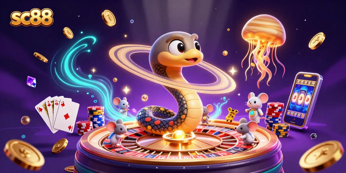 Experience thrilling gameplay at sc88 with captivating space-themed casino illustration.