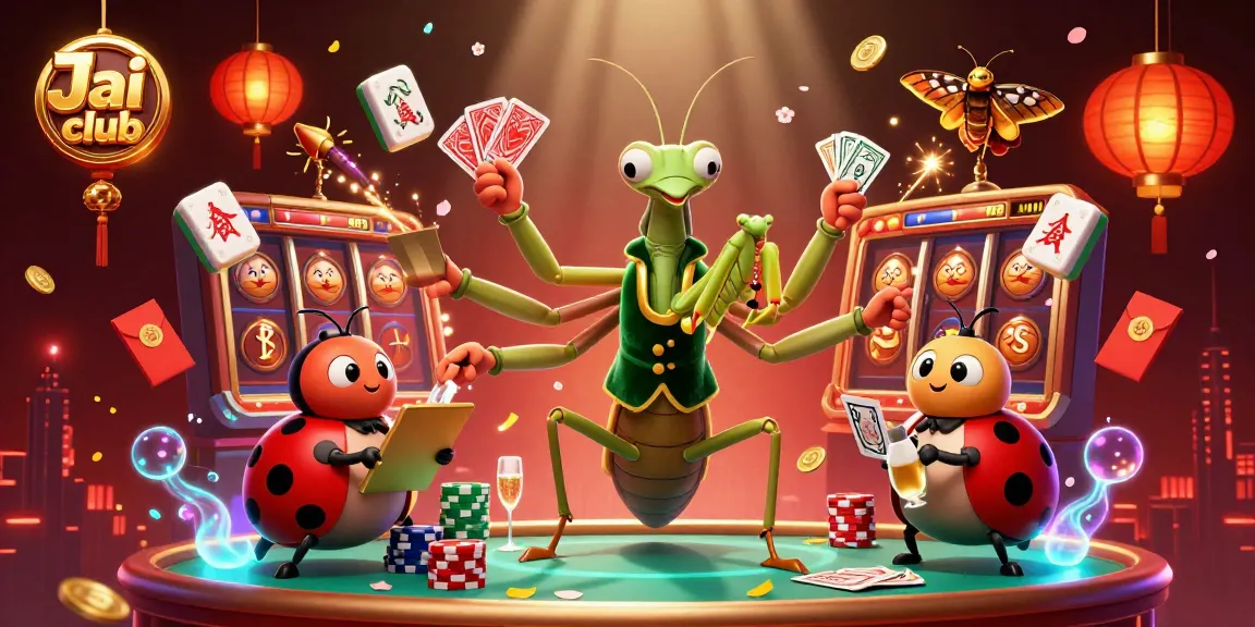 Join the exciting world of Jai club with a vibrant 3D illustration showcasing thrilling gameplay elements.