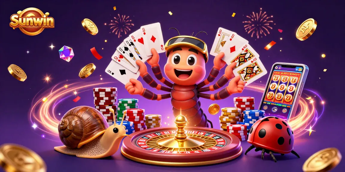 Sunwin offers an exhilarating online gaming experience with dynamic casino elements and vibrant visuals.