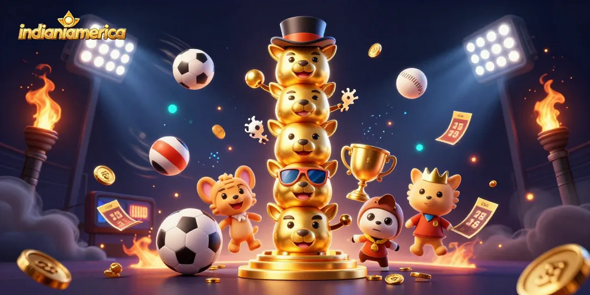 Experience thrilling gaming at indianiamerica with vibrant characters and sports elements.